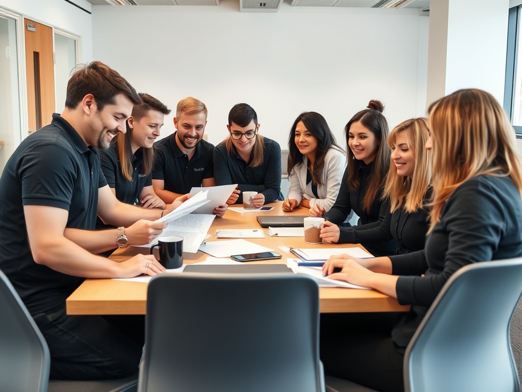 People Management Skills - collaborative team at work