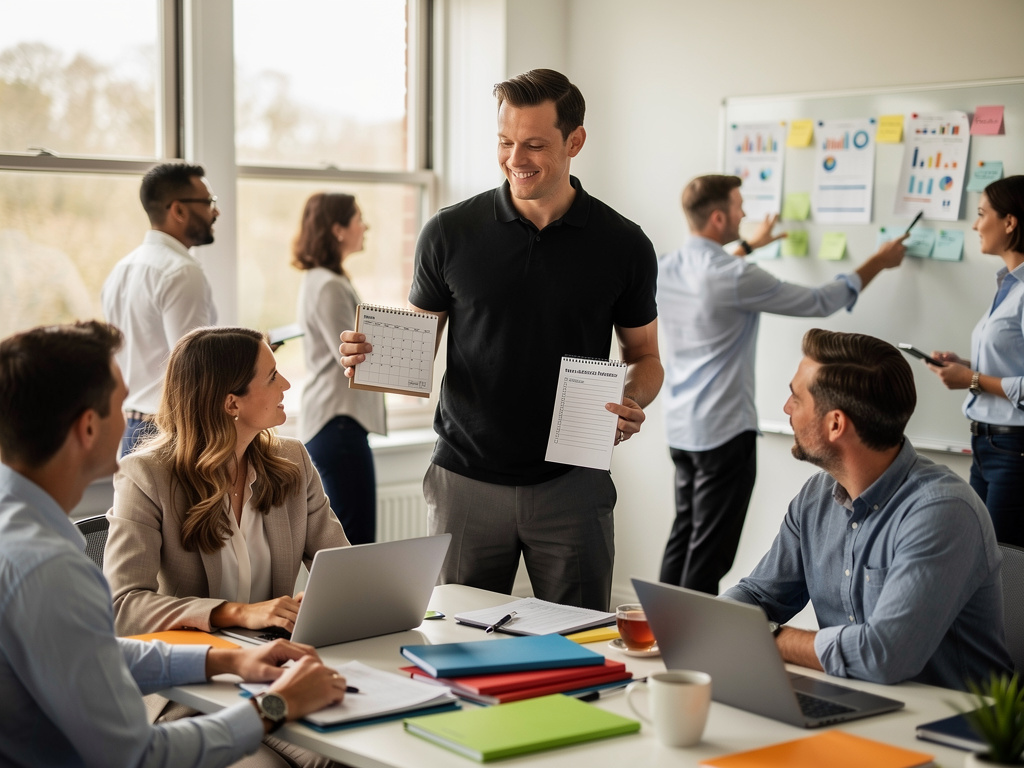 People management in a lively UK office