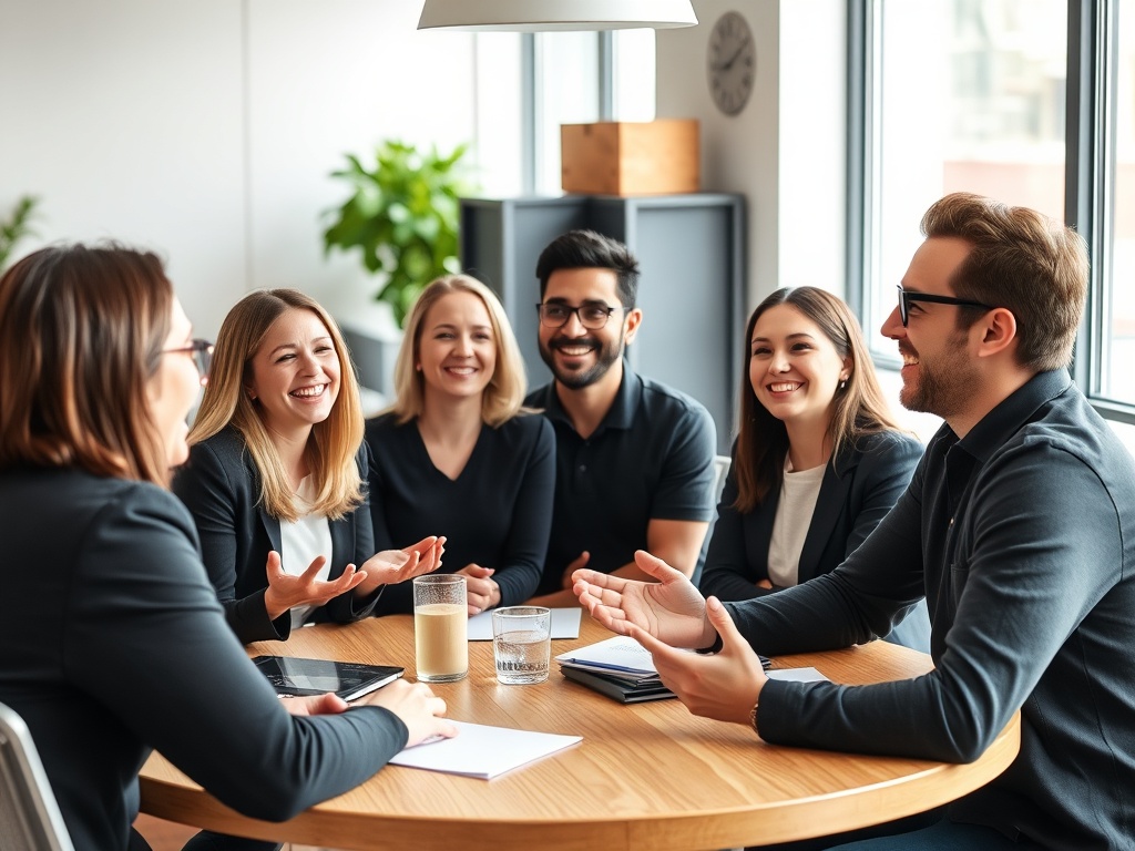 Giving performance feedback in a UK office