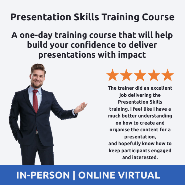 newsreader style presentation structure - presentation skills training course