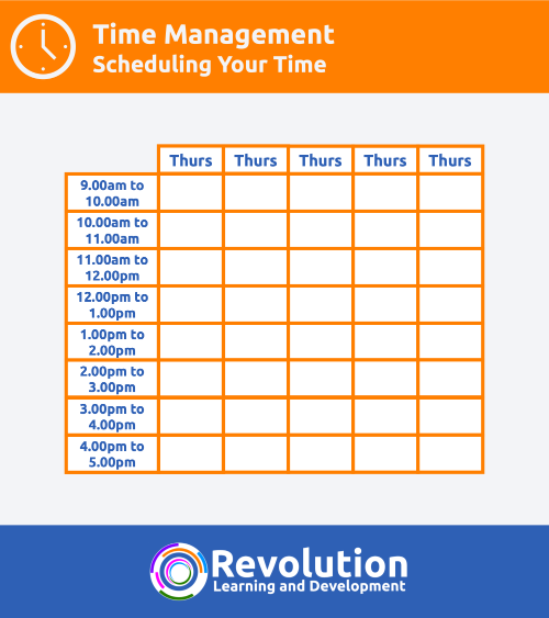 Time Schedule Planner - How to Schedule Your Time Effectively