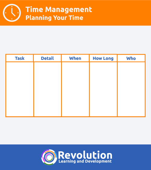 How to Plan Your Time Effectively - Task Planner Template